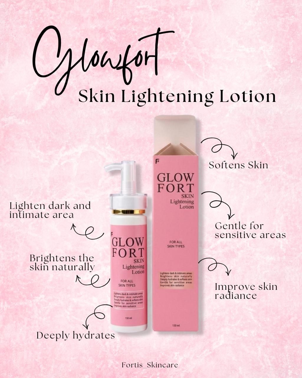 Glowfort Skin Lightening Lotion by Fortis Pharma (150ml)